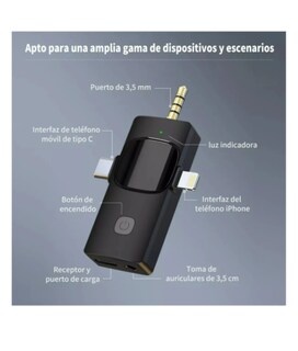 Foto 3 | Foto 3 | Micrófono Inalámbrico Para Iphone Ipad