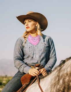 Foto 7 | Foto 7 | Bandana Jianglai Con Flecos Y Rhinestone Con Gafas De Sol En Forma De Corazón Rosadas - Venta Internacional.