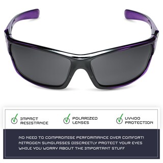 Foto 3 | Foto 3 | Gafas Deportivas Nitrogen Polarizadas Envolventes Con Protección Uv400 - Venta Internacional.