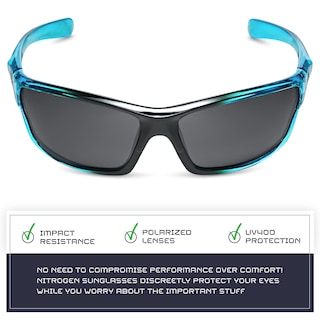 Foto 3 | Foto 3 | Gafas Deportivas Polarizadas Nitrogen Envolturas Uv400 - Venta Internacional.