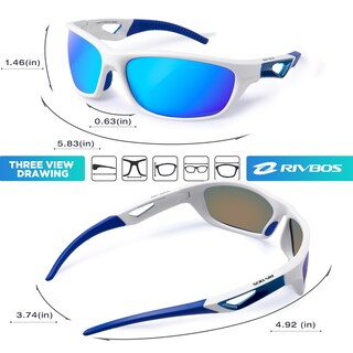Foto 3 | Foto 3 | Gafas De Sol Deportivas Rivbos Rb831 Polarizadas Para Hombre Y Mujer - Venta Internacional.