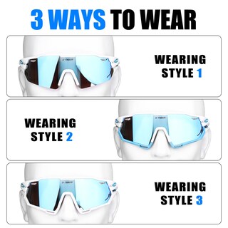 Foto 2 | Foto 2 | Gafas Deportivas De Sol Polarizadas X-tiger Para Ciclismo - Venta Internacional.