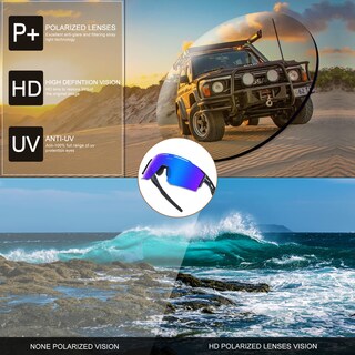 Foto 6 | Foto 6 | Gafas De Sol Polarizadas Iktod Deportivas Protección Uv400 (c18) - Venta Internacional.