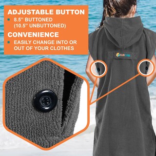 Foto 5 | Foto 5 | Poncho De Surf Con Capucha Y Toalla Para Cambiarse Para Niños De 3 A 7 Años - Venta Internacional.