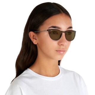 Foto 6 | Foto 6 | Gafas De Sol Ray-ban Rj9060s Erika Redondas De Goma Color Havana 50 Mm - Venta Internacional.