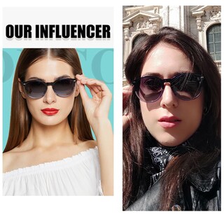 Foto 2 | Foto 2 | Gafas De Sol Duco Retro Redondas Polarizadas Uv400 Para Mujeres Dc1230 - Venta Internacional.