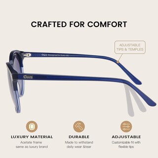 Foto 5 | Foto 5 | Gafas De Sol Duco Retro Redondas Polarizadas Uv400 Para Mujeres Dc1230 - Venta Internacional.