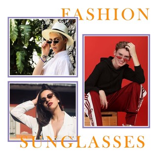 Foto 4 | Foto 4 | Gafas De Sol Feisedy Diseño Retro Con Pequeños Pétalos B2298 - Venta Internacional.