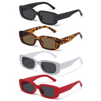 Gafas De Sol Jaspin Y2k Rectangulares Uv400 Para Mujeres Y Hombres - Venta Internacional.