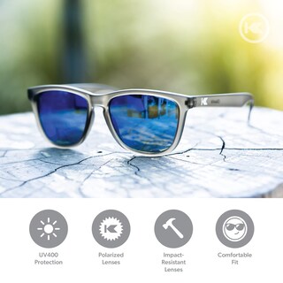 Foto 2 | Foto 2 | Gafas De Sol Knockaround Classics Polarizadas Uv400 Gris/azul - Venta Internacional.