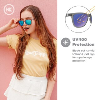 Foto 4 | Foto 4 | Gafas De Sol Knockaround Classics Polarizadas Uv400 Gris/azul - Venta Internacional.