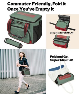 Foto 2 | Foto 2 | Bolsa Térmica Para Almuerzo Sunny Bird 12l Para Mujeres Y Hombres Verde - Venta Internacional.