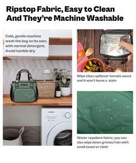 Foto 5 | Foto 5 | Bolsa Térmica Para Almuerzo Sunny Bird 12l Para Mujeres Y Hombres Verde - Venta Internacional.