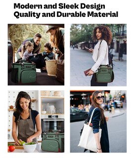 Foto 7 | Foto 7 | Bolsa Térmica Para Almuerzo Sunny Bird 12l Para Mujeres Y Hombres Verde - Venta Internacional.