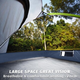 Foto 5 | Foto 5 | Carpa De Camping Impermeable Y A Prueba De Viento Para 4 Personas Con Cubierta Para Lluvia - Venta Internacional.