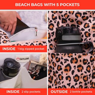 Foto 6 | Foto 6 | Bolsa De Playa Shylero Impermeable Con Bolsa Hermética L56xh38xw15 Cm - Venta Internacional.