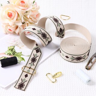 Foto 3 | Foto 3 | Cinta Jacquard Pecmer Estilo Bohemio 38 Mm X 5 48 M Beige-negro - Venta Internacional.