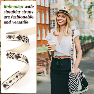 Foto 4 | Foto 4 | Cinta Jacquard Pecmer Estilo Bohemio 38 Mm X 5 48 M Beige-negro - Venta Internacional.