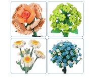 Juego De Bloques Xtellar De Construcción De Ramo De Flores