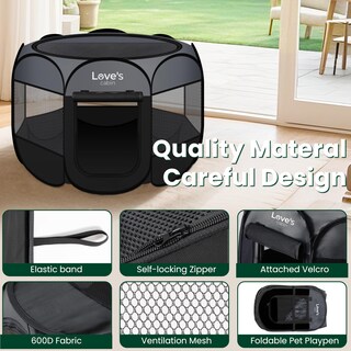 Foto 4 | Foto 4 | Corral Para Mascotas ''la Cabaña Del Amor'' Tienda Jaula Para Cachorros Para Interior/exterior - Venta Internacional.