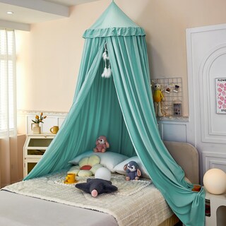 Foto 6 | Foto 6 | Dosel De Cama Princesa Arcoíris Dix Para Habitación Infantil (verde) - Venta Internacional.