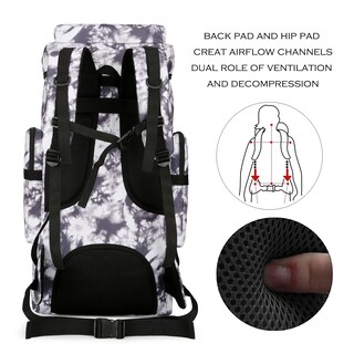 Foto 4 | Foto 4 | Mochila De Senderismo W Wintming 70l/100l Mochila Molle Para Camping - Venta Internacional.