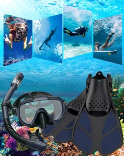 Foto 7 | Foto 7 | Equipo De Snorkel Ubekezele 4 En 1 Para Adultos Con Bolsa De Viaje - Venta Internacional.