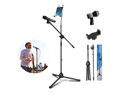 Foto 1 | Foto 1 | Soporte Para Micrófono Xtellar Con Teléfono Pedestal Atril