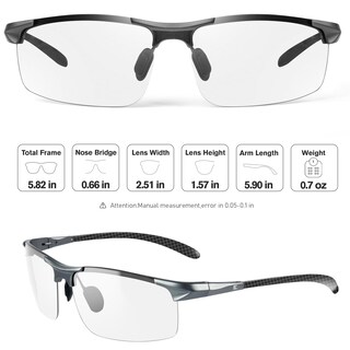 Foto 2 | Foto 2 | Gafas De Sol Bircen Polarizadas De Fibra De Carbono Para Hombre Con Protección Uv400 - Venta Internacional.