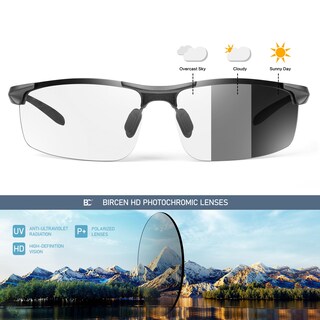 Foto 4 | Foto 4 | Gafas De Sol Bircen Polarizadas De Fibra De Carbono Para Hombre Con Protección Uv400 - Venta Internacional.
