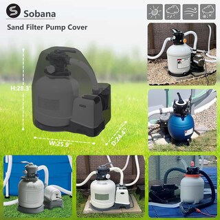 Foto 2 | Foto 2 | Funda Impermeable Sobana Para Bomba De Filtro De Arena De 17-20 Pulgadas - Venta Internacional.