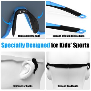 Foto 5 | Foto 5 | Gafas De Sol Polarizadas Uv400 X-tiger Para Niños De 8 A 14 Años - Venta Internacional.