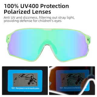 Foto 3 | Foto 3 | Gafas De Sol Polarizadas Rockbros Para Niños Con Protección Uv400 Para Edades De 8 A 14 Años - Venta Internacional.