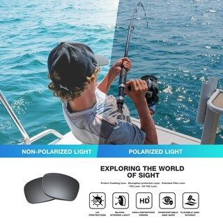 Foto 4 | Foto 4 | Gafas De Sol Rivbos Rb832-1 Negro Transparente Gris Polarizadas Uv400 - Venta Internacional.