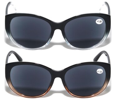 Foto 2 | Foto 2 | Gafas De Lectura V.w.e. Oversize Con Lentes Completos 2 Pares Para Mujer - Venta Internacional.