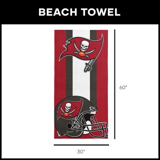 Foto 6 | Foto 6 | Toalla De Playa Nfl Tampa Bay Buccaneers De Northwest 30x60 Cm - Venta Internacional.