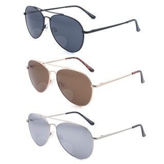 Foto 6 | Foto 6 | Gafas De Sol Bifocales Ryegis Clásicas Aviador 1.0 Para Hombre - Venta Internacional.