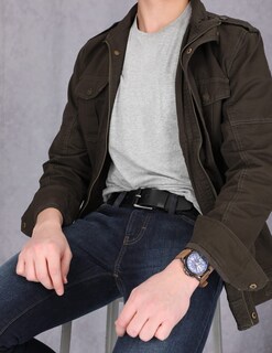 Foto 3 | Foto 3 | Cinturón Timberland Para Hombre Grande Y Alto 40 Mm Cuero Negro 46 - Venta Internacional.