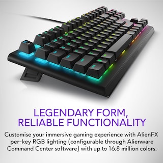Foto 6 | Foto 6 | Teclado Para Juegos Rgb Con Cable Alienware Aw420k Tenkeyless - Venta Internacional.