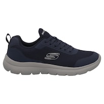 Tenis Transpirables Skechers Hombre Flexible Confort Azul