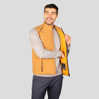 Foto 4 | Foto 4 | Chaleco Capitonado Para Hombre Con Bolsillos Greenlander Amarillo