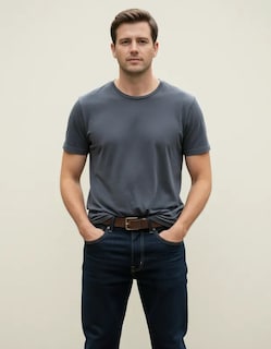 Foto 2 | Foto 2 | Pantalón de Mezclilla Recto Negro para Hombre