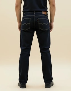 Foto 3 | Foto 3 | Pantalón de Mezclilla Recto Negro para Hombre
