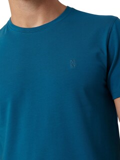 Foto 3 | Foto 3 | Camiseta Dkny Algodón Suave Corte Clásico Cuello Redondo Azul Mar - Venta Internacional.