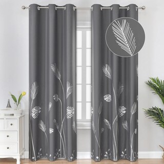 Foto 1 | Foto 1 | Cortinas Estelar Textiler 132x259 Cm Gris Oscuro Blackout - Venta Internacional.