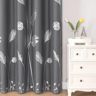 Foto 2 | Foto 2 | Cortinas Estelar Textiler 132x259 Cm Gris Oscuro Blackout - Venta Internacional.