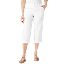 Pantalones Capri Cargo Gloria Vanderbilt Vintage Blanco 53 Cm - Venta Internacional.