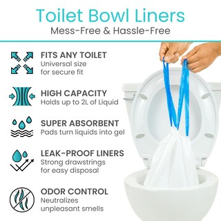 Foto 2 | Foto 2 | Revestimientos Para Inodoro Vive Paquete De 72 Con Almohadillas Súper Absorbentes - Venta Internacional.