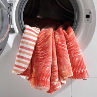 Foto 4 | Foto 4 | Manta Tommy Bahama Ultra Suave De Franela 127x178 Cm Naranja - Venta Internacional.