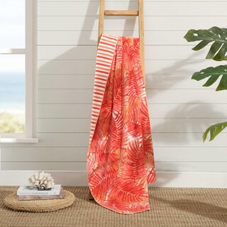 Foto 5 | Foto 5 | Manta Tommy Bahama Ultra Suave De Franela 127x178 Cm Naranja - Venta Internacional.